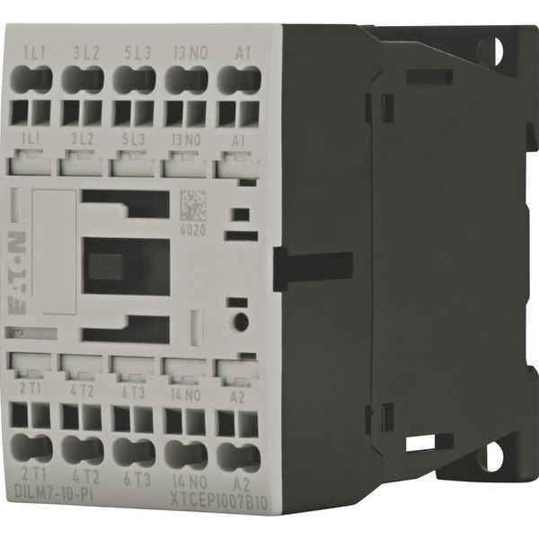 Contactor, 3 pole, 380 V 400 V 3 kW, 1 N/O, 24 V DC, DC operation, Push in terminals image 14