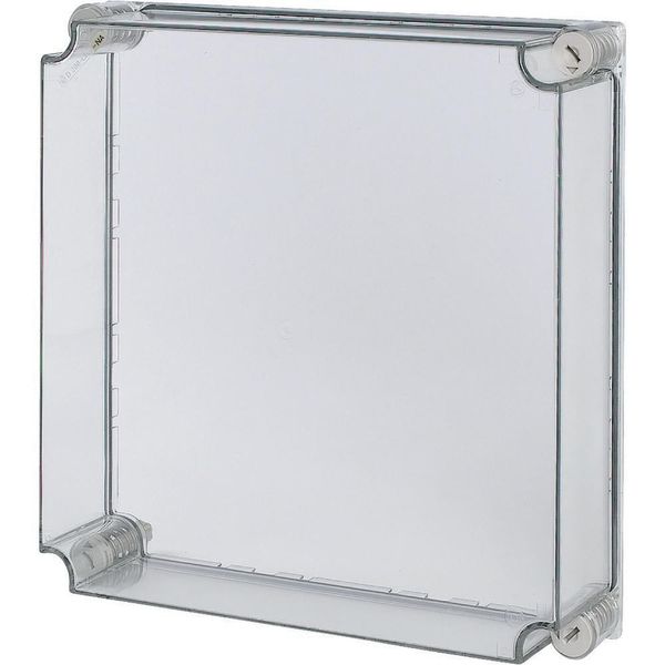 Cap, transparent smoky gray, HxWxD=375x375x100mm, NA model image 2