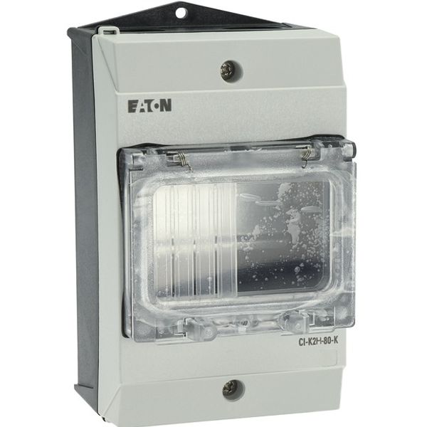 Insulated enclosure, HxWxD=160x100x80mm, +hinged cover image 8