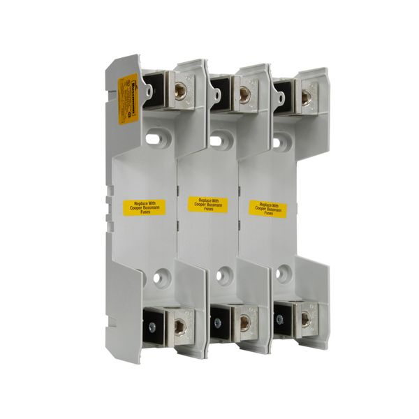 Eaton Bussmann Series RM modular fuse block, 600V, 110-200A, Knife Blade End X Knife Blade End, Three-pole image 6