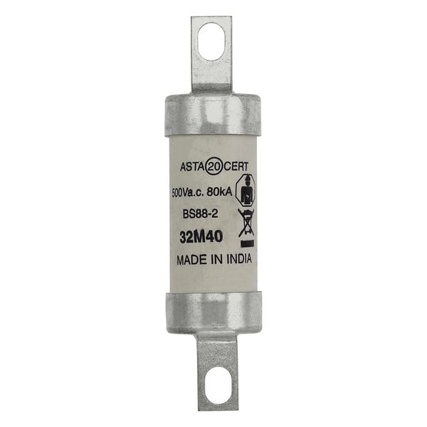 Fuse-link, LV, 32 A, AC 500 V, BS88/A2, 22 x 85 mm, gM, BS, 32M40 image 23