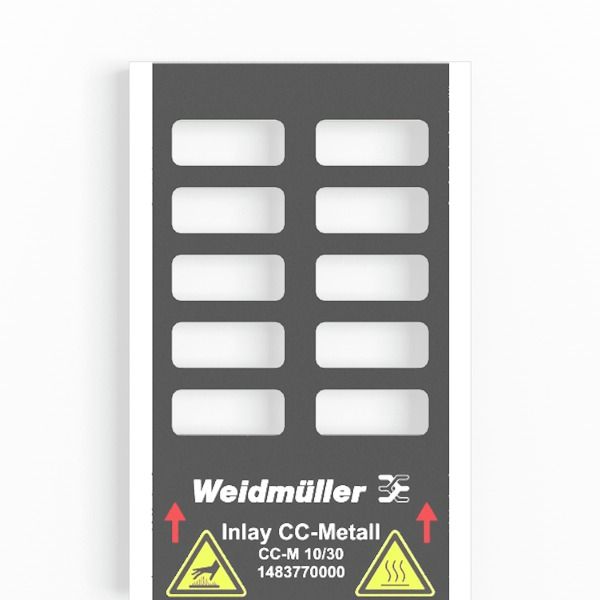 Device marking, 30 mm, Stainless steel 1.4301, silver image 1