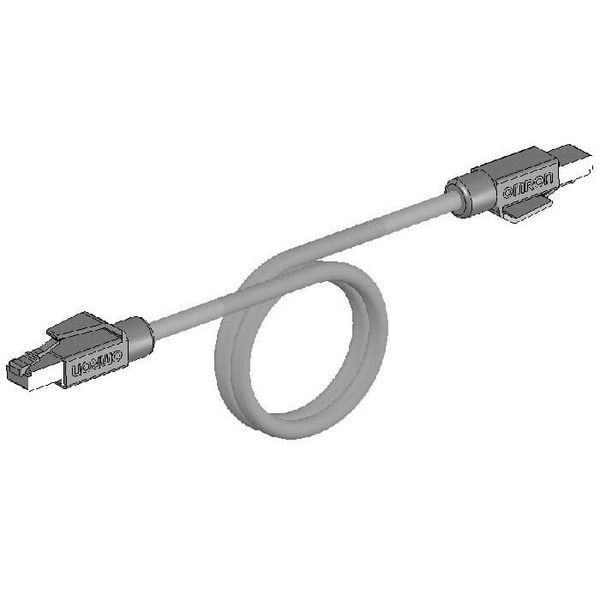Ethernet Cat.5 cable, PVC, RJ45 plug / RJ45 plug, 0.5 m image 4