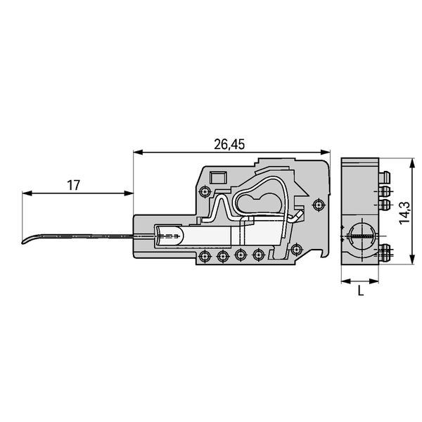 Testing plug module with contact stud for 280, 736, 737, 738, 780 Seri image 3