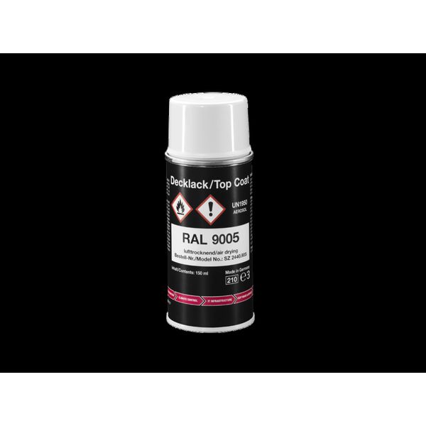 SZ Spray can, 150 ml, RAL 9005 image 2