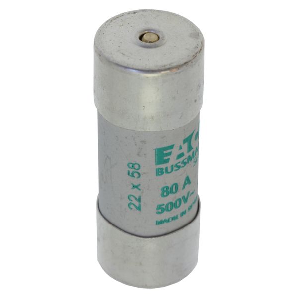 Fuse-link, LV, 80 A, AC 500 V, 22 x 58 mm, aM, IEC, with striker image 17