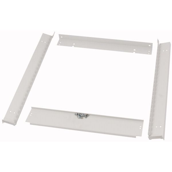 Mounting frame, fix, XE, HxW=2000x1000mm, grey image 1