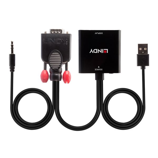 VGA & Audio to HDMI Converter Connects a single VGA device to a single HDMI® display with a maximum resolution of 1920x1080@60Hz image 2