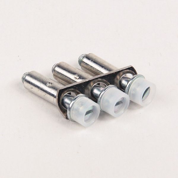 Allen-Bradley 1492-CJD6-10 Center Jumper, Screw Type, 6 mm Center to Center, 10 Pole, Gray, for Use With 1492-WM4 image 1