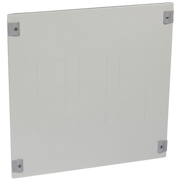 Metal faceplate XL³ 800/4000 - 1-3 DPX 250/630+elcb - vert - 1/4 turn - 24 mod image 1