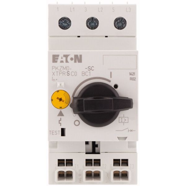 Motor-protective circuit-breaker, 0.12 kW, 0.4 - 0.63 A, Screw terminals on feed side/spring-cage terminals on output side image 2