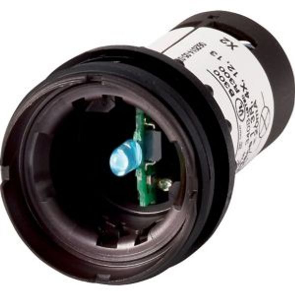 Indicator light, Flat, Screw connection, Lens Without lens, LED white, 230 V AC image 2