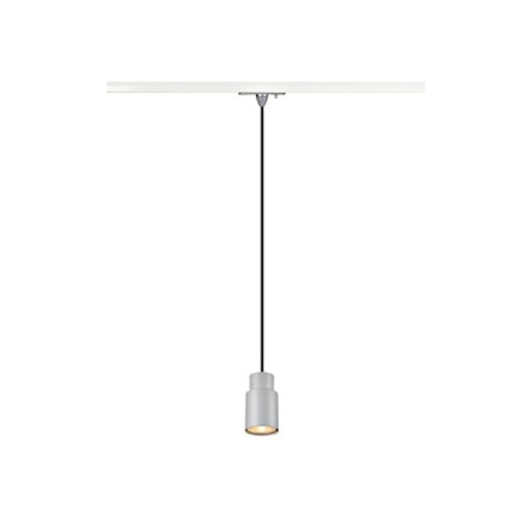 PURI 2.0 Tube 1~ pendant lamp GU10 max. 1x 6W grey image 1