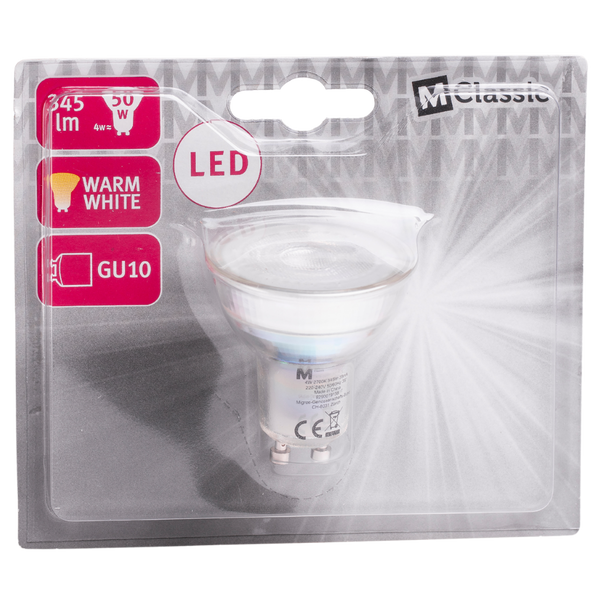 LED Bulb GU10 4W 2700K 345lm 36° image 1