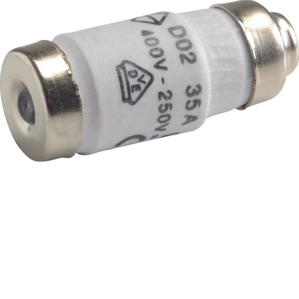 Fuse D02 E18 35A 400V gG with indicator image 1