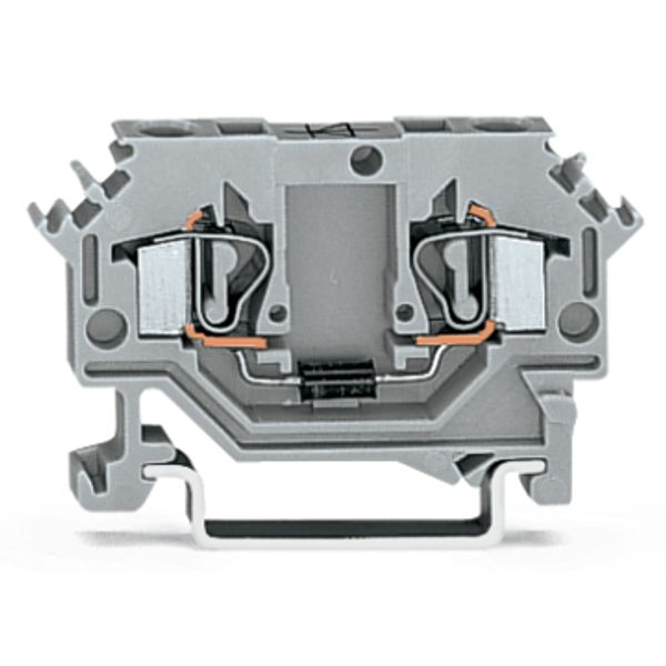 Component terminal block 2-conductor with diode 1N4007 gray image 3