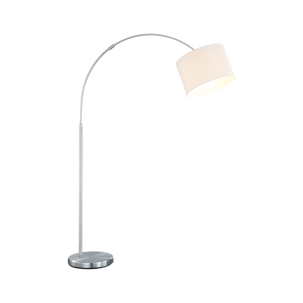 Hotel floor lamp curve E27 white image 1