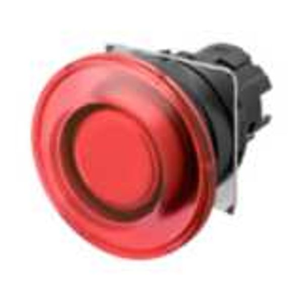 Pushbutton A22NZ Ã˜22, bezel plastic, MUSHROOM, Alternate, CAP COLOR Tr A2270259F image 1