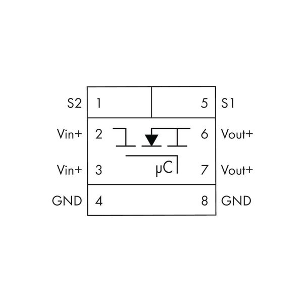 Electronic circuit breaker 1-channel 24 VDC input voltage image 4