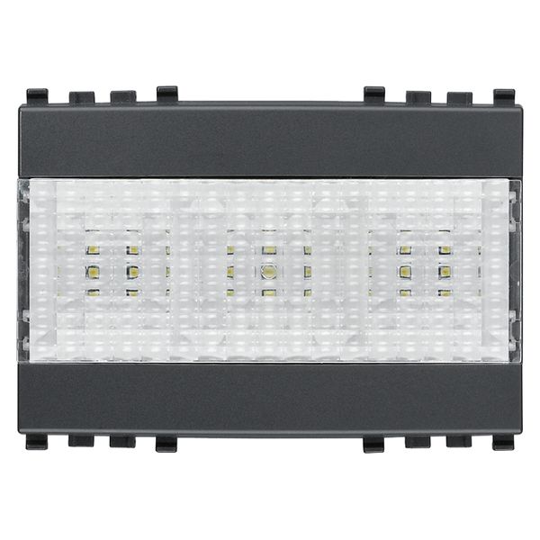 LED-emergency lamp 3M 120-230V grey image 1