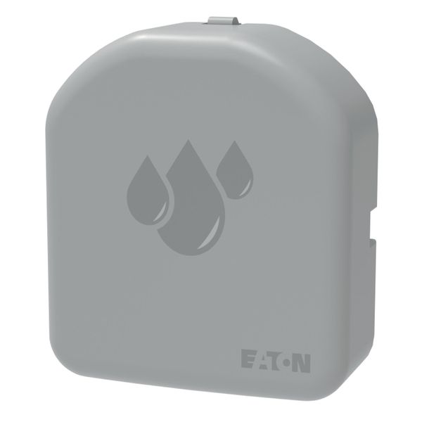 Cover for xComfort LeakageStop Detector, Battery, Silver matt image 6