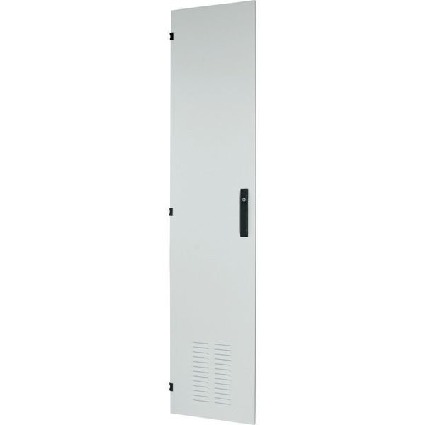 Section wide door, ventilated, left, HxW=2000x425mm, IP42, grey image 3