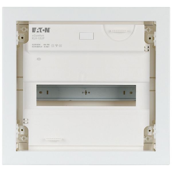 Compact distribution board-flush mounting, 1-rows, flush sheet steel door image 6