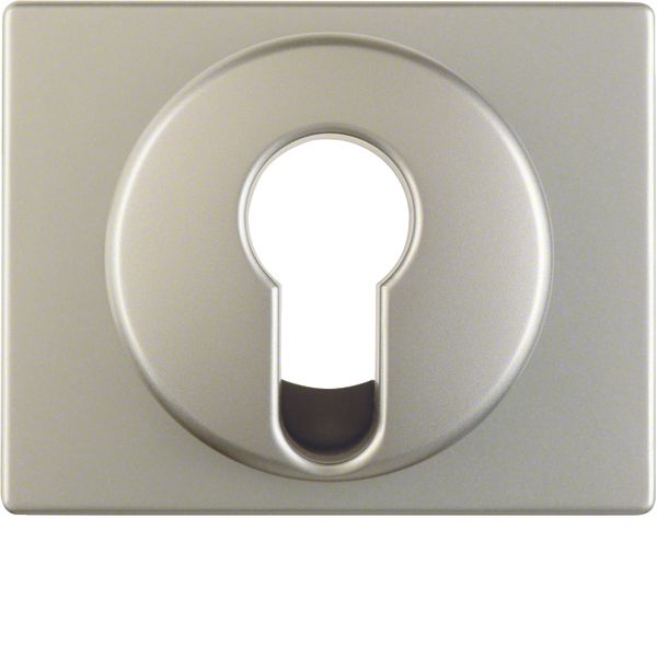 Centre plate for key switch/key push-button, arsys, stainless steel ma image 1