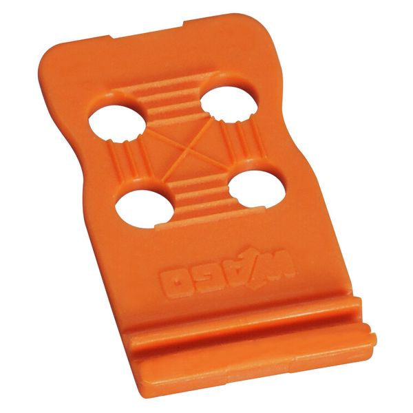 Strain relief plate 12.5 mm wide orange image 1