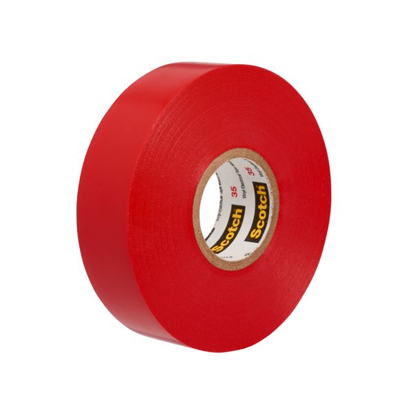 Scotch® Vinyl Color-Coding Electrical Tape 35, Red, 19 mm x 20 m image 4