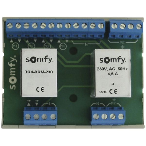 SOMFY 1822292 Trennrelais TR4-DRM-230 Hutschiene für 4 Antri image 1