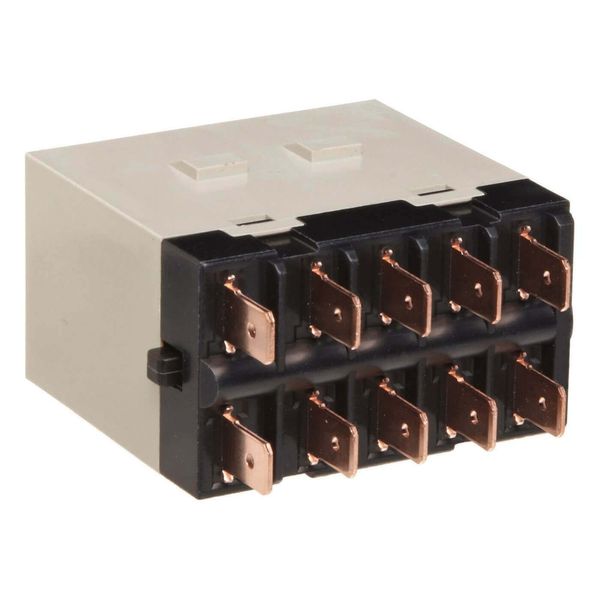 Power relay, W-bracket mounting, quick connect terminals, 4PST-NO, 25 G7J 1089M image 3