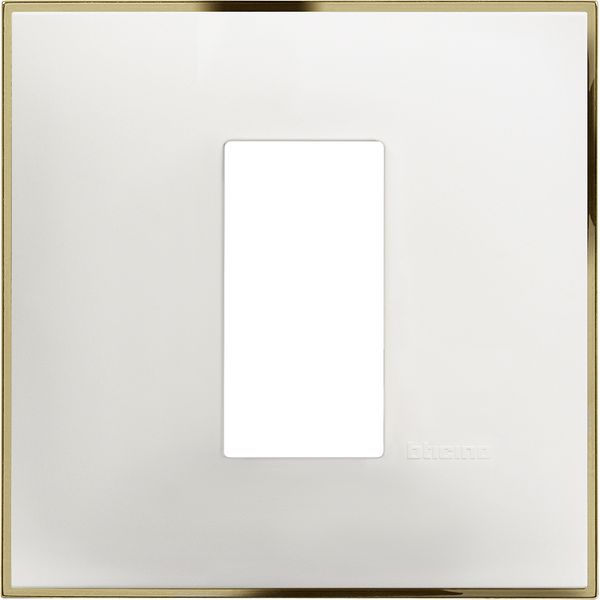 CLASSIA - COVER PLATE 1P WHITE GOLD image 1