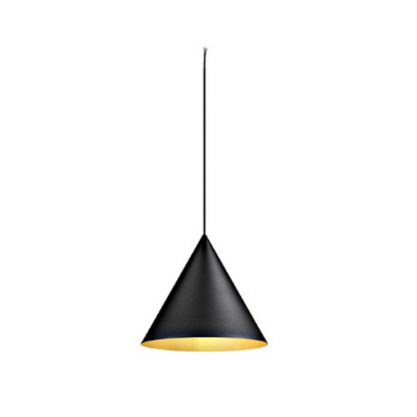 MAGICO 38 pendant lamp E27  1x max. 10W matt black / gold image 1