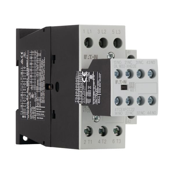 Contactor, 380 V 400 V 7.5 kW, 2 N/O, 2 NC, 230 V 50 Hz, 240 V 60 Hz, AC operation, Screw terminals image 8