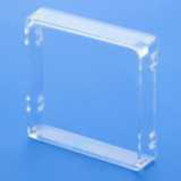 Protective cover for DIN48x48mm device, hard plastic (shallow) image 2