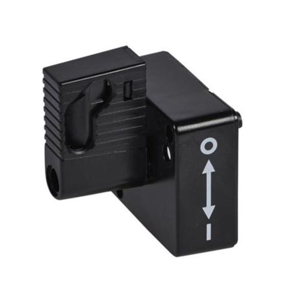 Replacement side handle for Vistop 32A switch-disconnector - black image 1