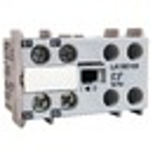 Auxiliary contact block for mini Contactors LA1, 2NC, HK02 image 2