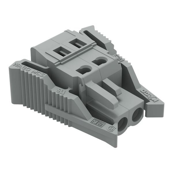 1-conductor female connector CAGE CLAMP® 2.5 mm² gray image 6