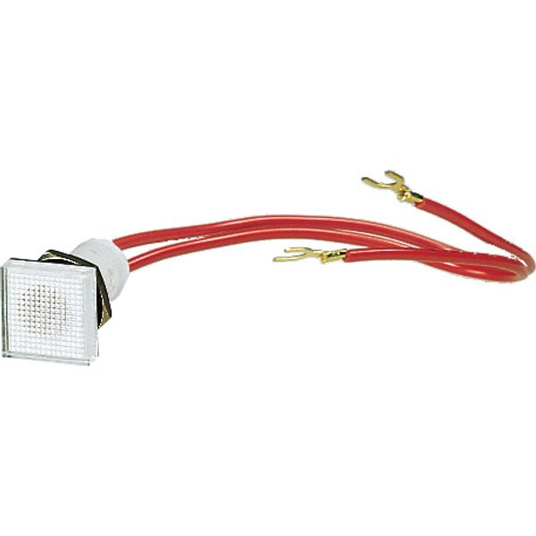 Indicator light, red, 230V neon lamp image 1