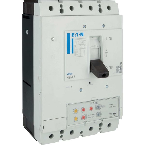 NZM3 PXR20 circuit breaker, 630A, 4p, screw terminal, earth-fault protection image 14