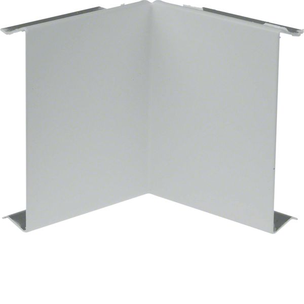 Internal corner lid for wall trunking BRS lid 80mm of sheet steel galv image 1