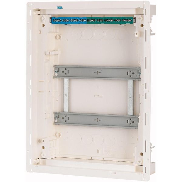 Hollow wall compact distribution board, 2-rows, flush sheet steel door image 15