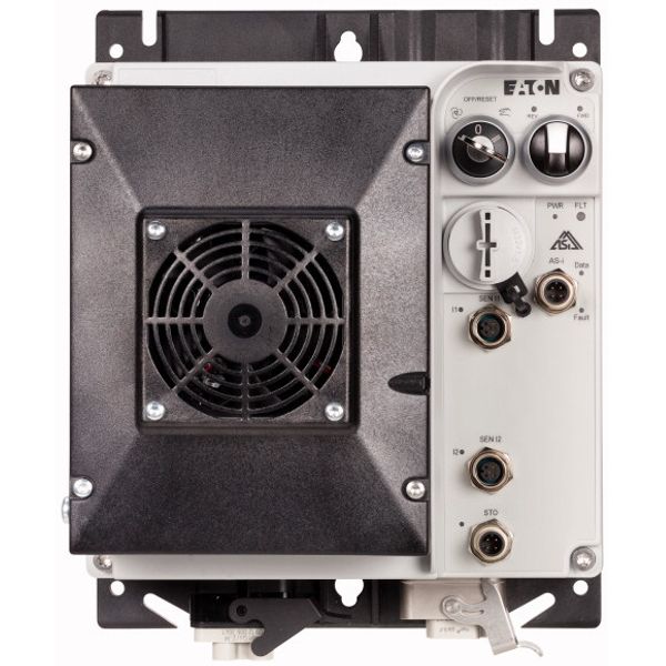 Speed controllers, 8.5 A, 4 kW, Sensor input 4, AS-Interface®, S-7.4 for 31 modules, HAN Q4/2, STO (Safe Torque Off), with fan image 1