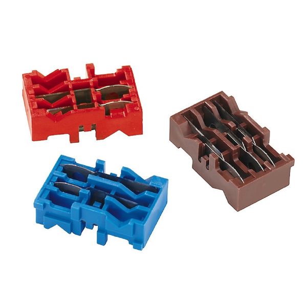 Cutter holder (sheathing stripper), Stripping size B: 6 mm, red image 1
