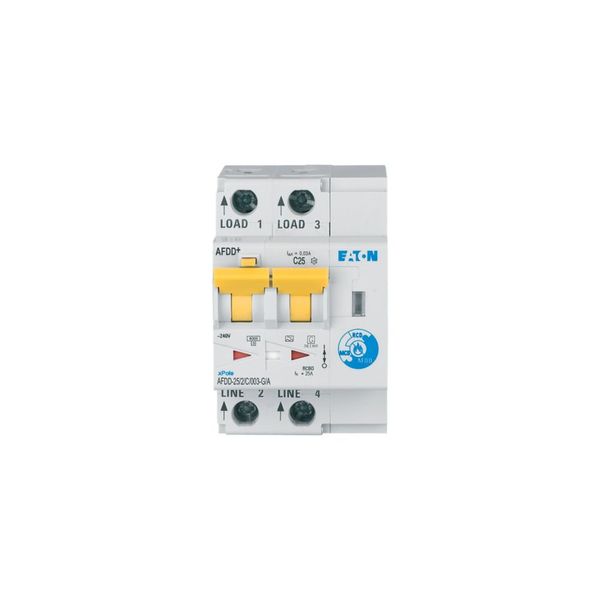 Arc Fault Detection Device, 2p, C, 25 A, 30 mA, type G/A image 19