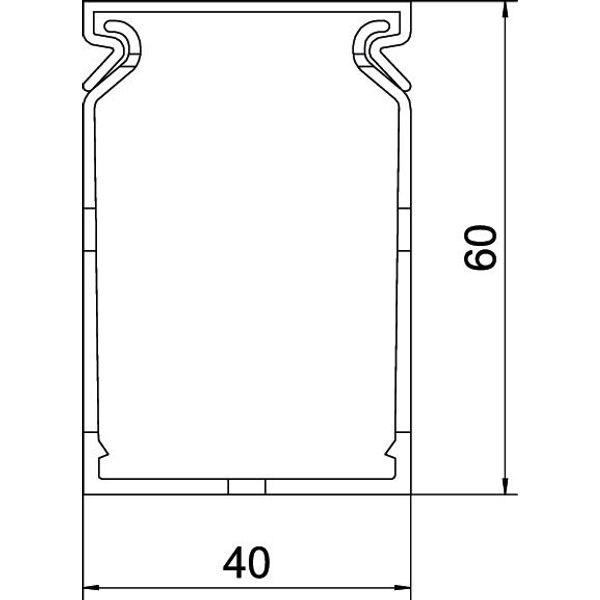 LK4H N 60040 Slotted cable trunking system halogen-free image 2