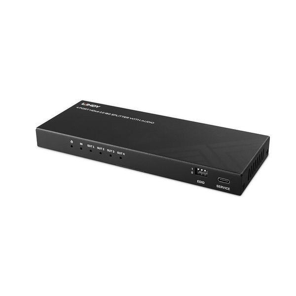 4 Port HDMI 8K60 Splitter with Audio & Downscaling image 1