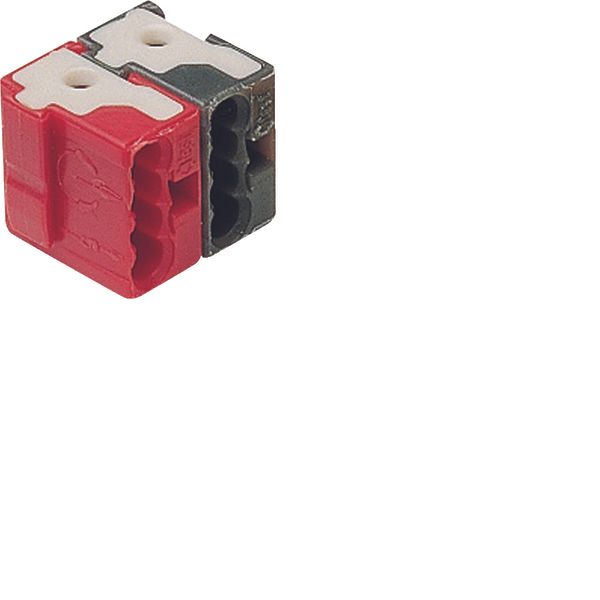 Connectors for twisted pair termination red/black, KNX image 1