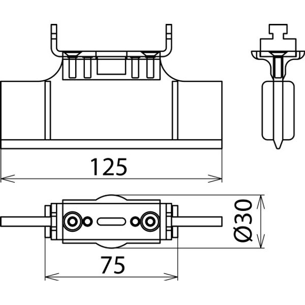 Locking element for NH fuse holders, size: 0 image 2